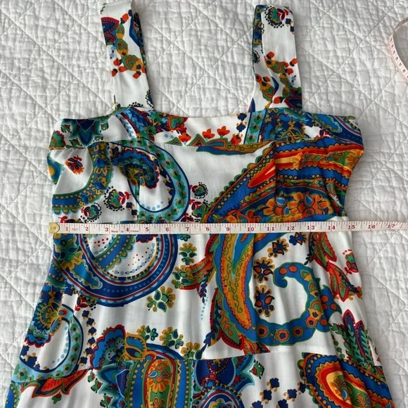 NWOT Colorful Paisley Print Women's Dress - Picture 5 of 9